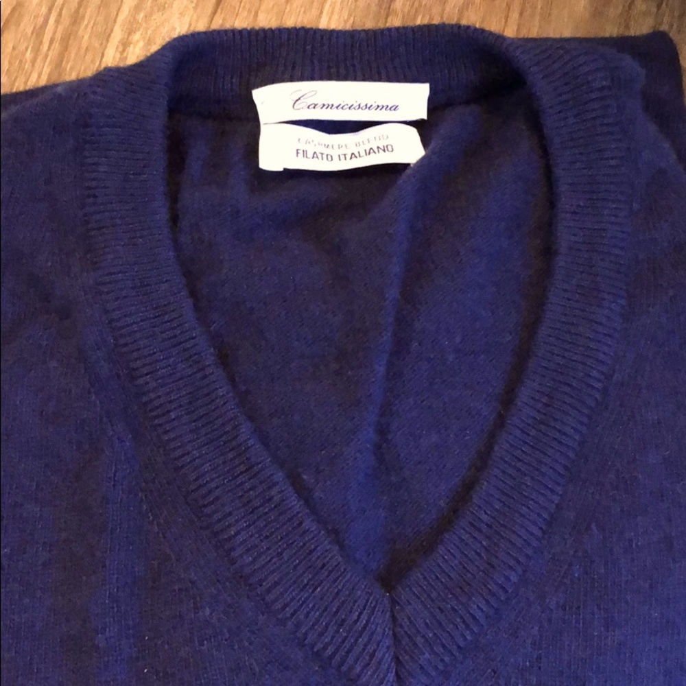 Italian Wool & Cashmere Blend Sweater